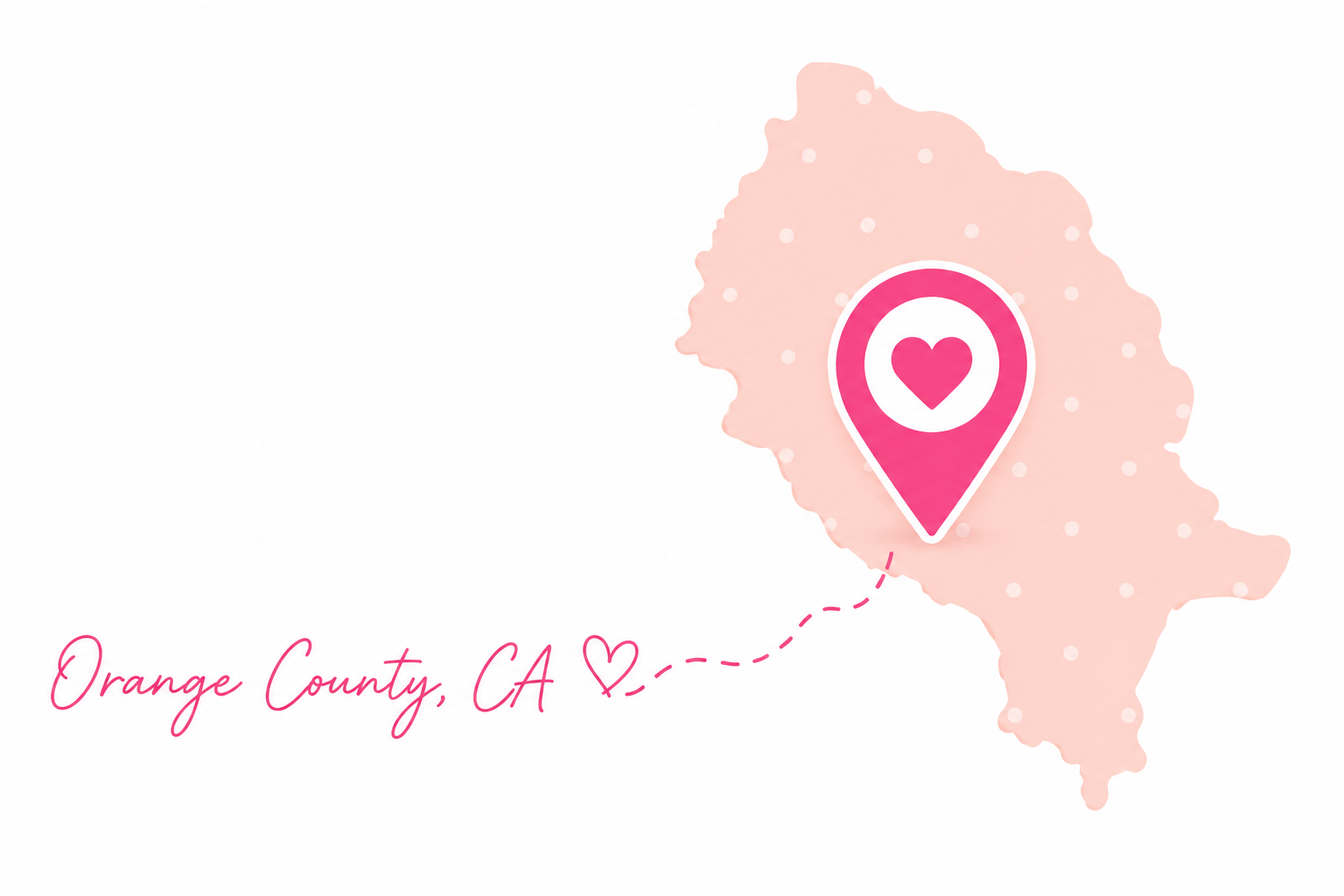 Orange County, CA map