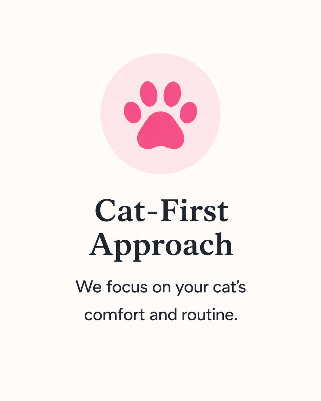 Cat-first approach
